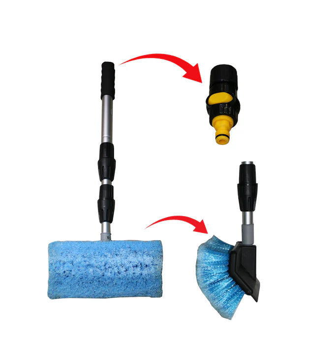 SolarCare Water-Fed Solar Cleaning Brush