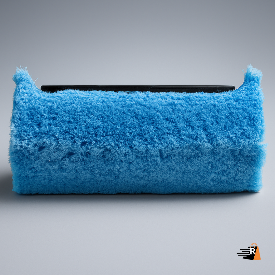 Rebell Mart Solar Panel Cleaning Brush Head with Wiper | (Brush Only)