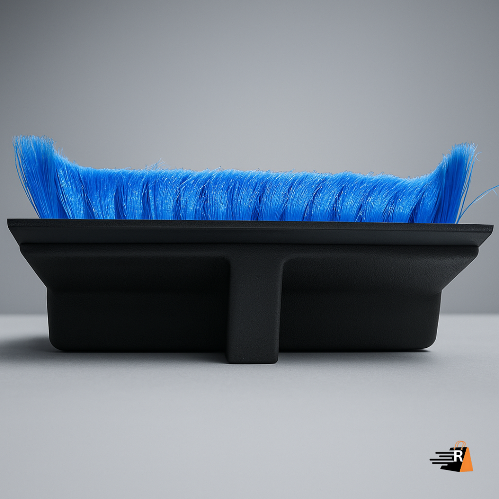 Rebell Mart Solar Panel Cleaning Brush Head with Wiper | (Brush Only)