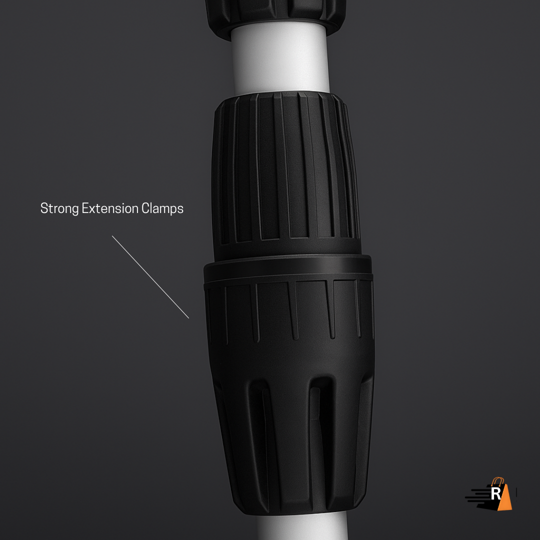 Makute HWP121 Pressure Washer Kit with Solar Cleaning Brush & Solar Shine Liquid | Complete Solar Panel Cleaning Package